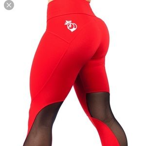 BootyQueen Apparel Red Hots Leggings